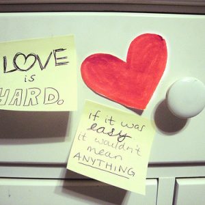 Love is not always easy Love is not always easy