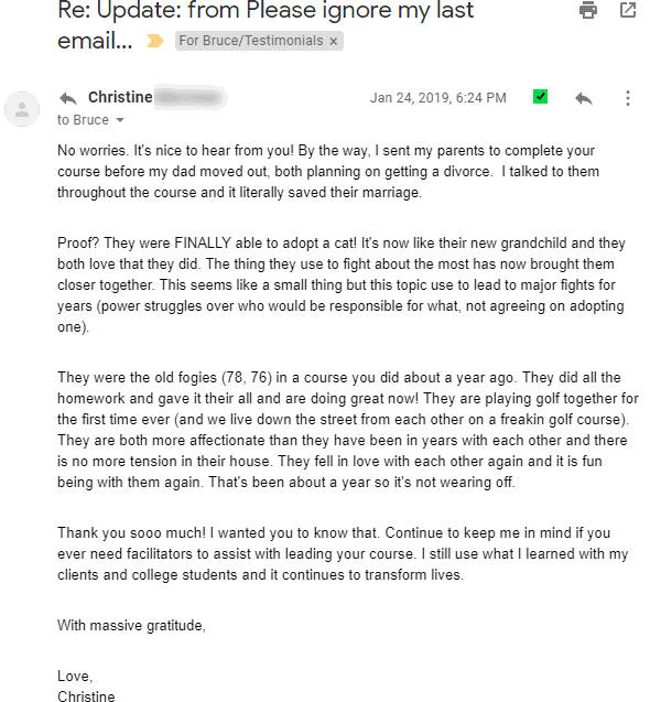 christine Christine's email