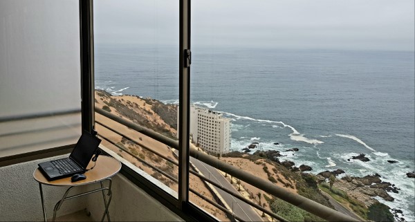 My home office on the balcony.