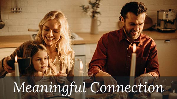 Family eating together