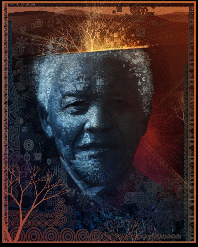Nelson Mandela painting