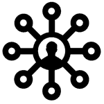 Social strategy icon