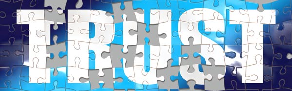 puzzle of the word Trust