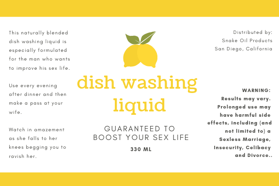 Can washing the dishes improve your sex life?